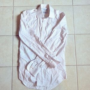 Ledbury fine shirting button up men’s tailored fit 15 S